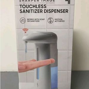NEW SHARPER IMAGE Touchless Hands Free Soap Or Sanitizer
